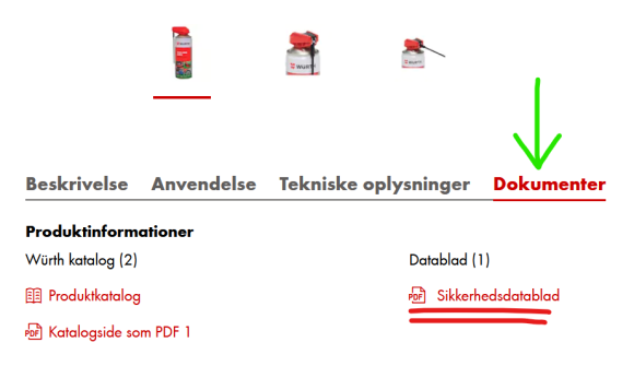 Sikkerhedsdatablad Sikkerhedsdatablad
